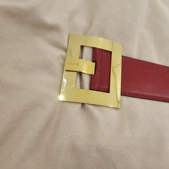 Celine red belt - Picture 4 of 12
